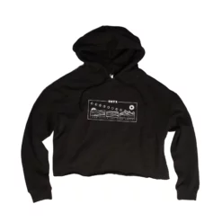 Lunar Phase Cropped Hoodie