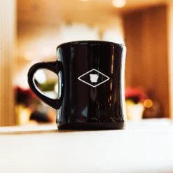 Front Door Diner Mug (12oz) -Onyx Sales 2023 Black Diner Mug 4