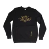 Sneaky Snake Crewneck Sweatshirt (Black) -Onyx Sales 2023 Black Sweatshirt 1