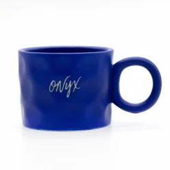 Ceramic Cursive Mug (Blue) -Onyx Sales 2023 BlueMug2