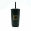 Box Logo Cold Cups With Straw (16oz) -Onyx Sales 2023 CC Black Tumbler 1