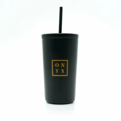 Box Logo Cold Cups With Straw (16oz)