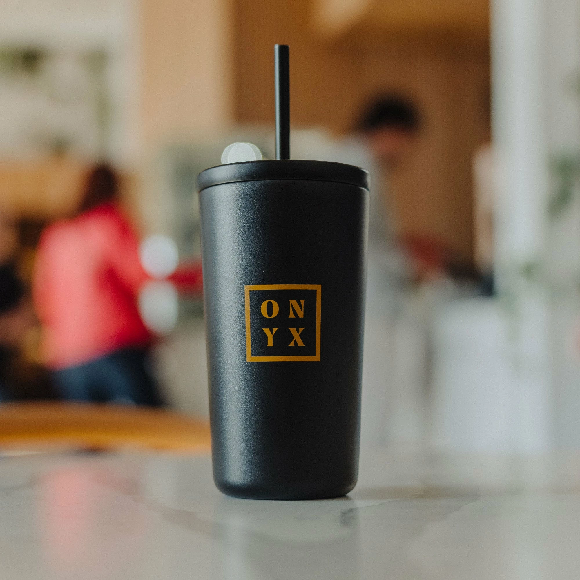 Box Logo Cold Cups With Straw (16oz) 5 Box Logo Cold Cups With Straw (16oz) - Image 3