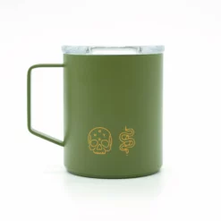 Box Logo Camp Cups With Lid (12oz) -Onyx Sales 2023 CC Green Mug 2