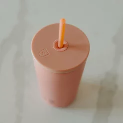 Box Logo Cold Cups With Straw (16oz) 23 Box Logo Cold Cups With Straw (16oz) -Onyx Sales 2023 CC Peach Tumbler 4