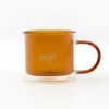 Glass Cursive Mug (Amber) 2 Glass Cursive Mug (Amber) -Onyx Sales 2023 DoubleWallAmber1