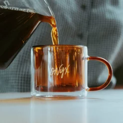 Glass Cursive Mug (Amber) -Onyx Sales 2023 DoubleWallAmber4