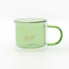 Glass Cursive Mug (Olive) -Onyx Sales 2023 DoubleWallGreen1