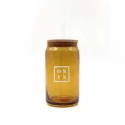 Box Logo Can Glass (16 Oz)