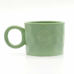 Ceramic Cursive Mug (Olive)