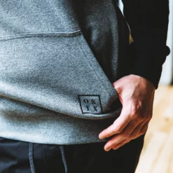 Bold Moves Raglan Hoodie -Onyx Sales 2023 Grey Hoodie 4