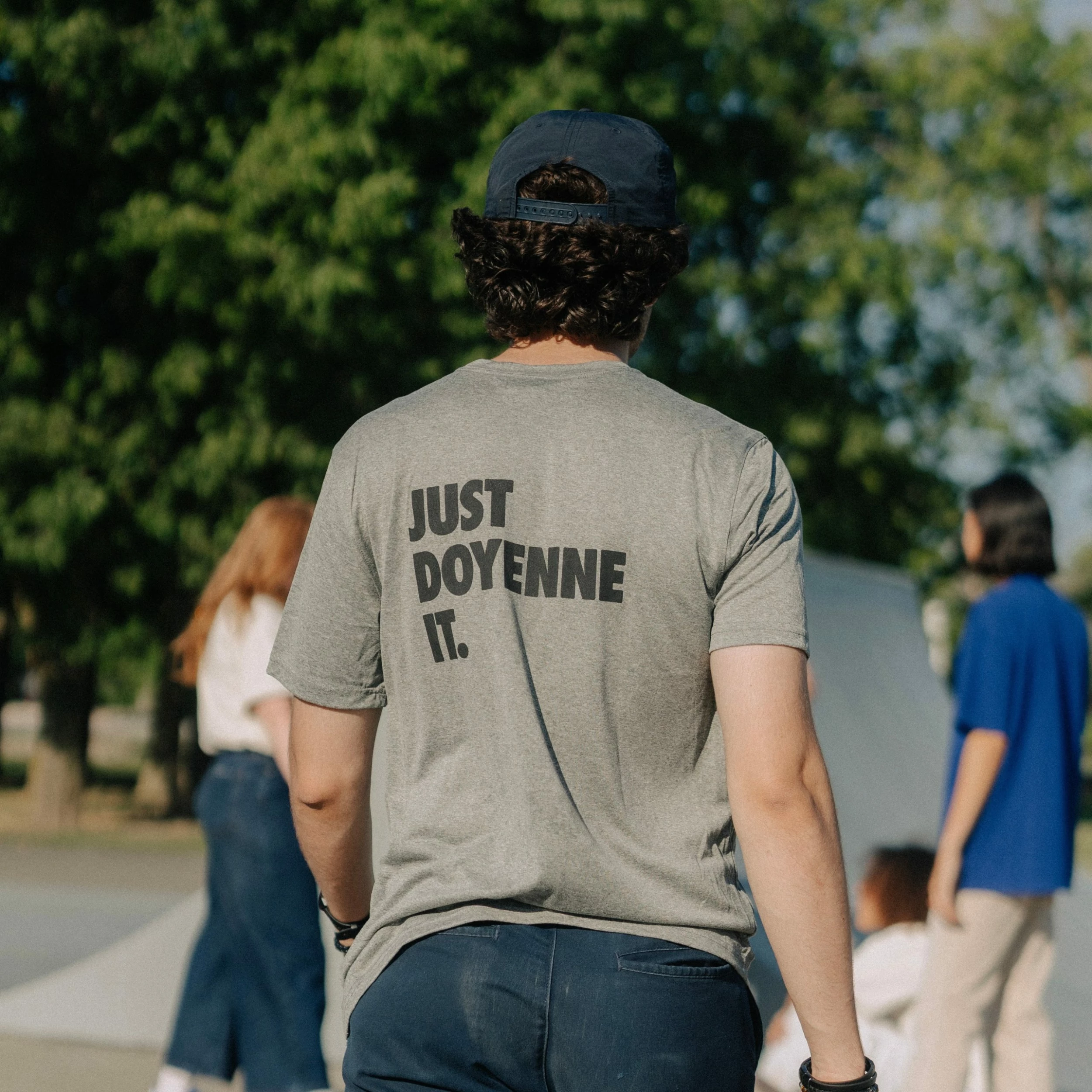 Just Doyenne It Classic Tee (Heather Grey) 4 Just Doyenne It Classic Tee (Heather Grey) - Image 2