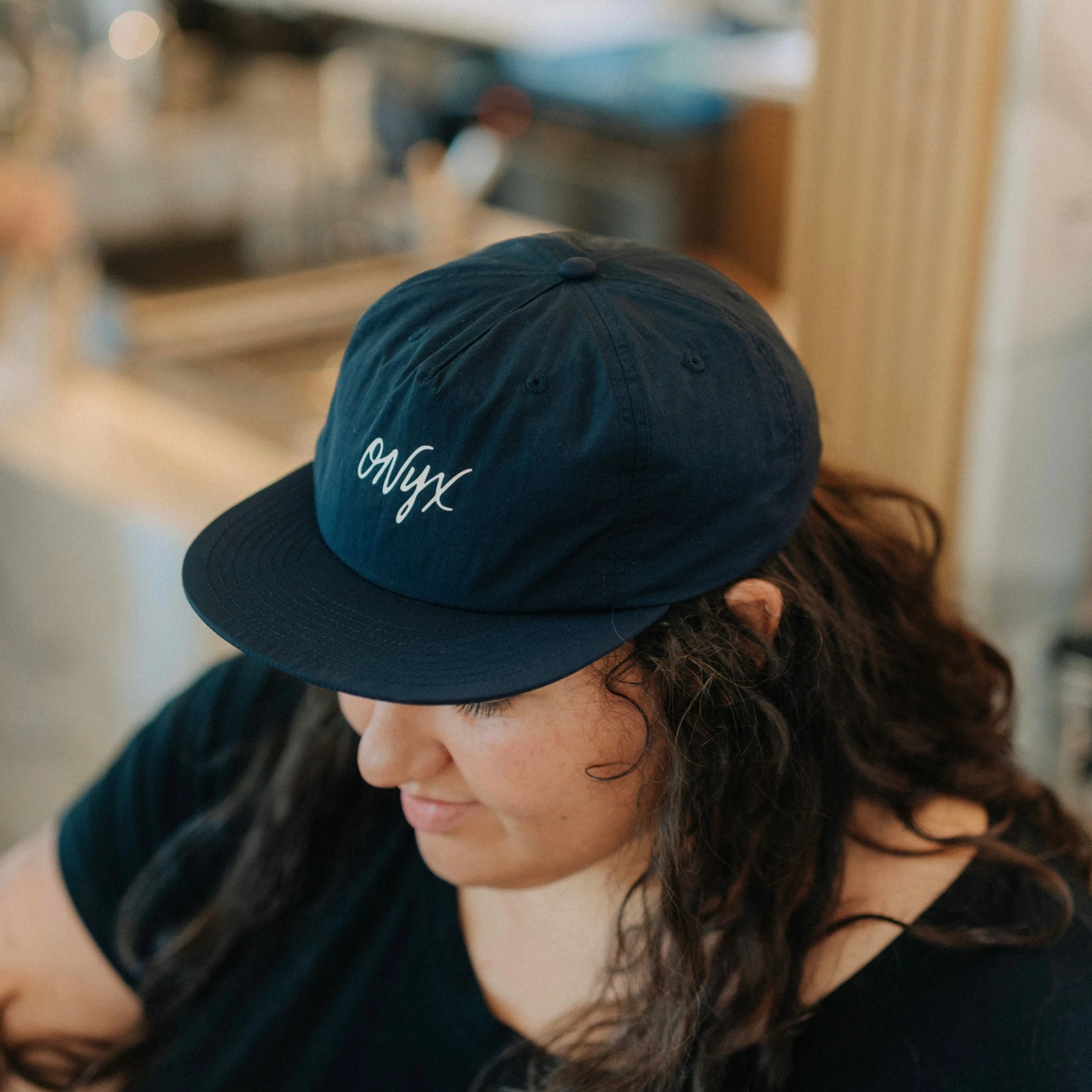 Doyenne Nylon Onyx Hat (Navy) 4 Doyenne Nylon Onyx Hat (Navy) - Image 2