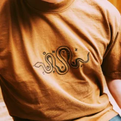 Sneaky Snake SS Tee (Brown) -Onyx Sales 2023 Mustard Tee 6