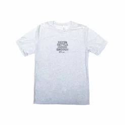 Never Settle Puff Print Tee (Cement)