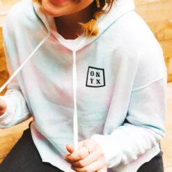 Box Logo Cropped Hoodie (Tie Dye) 7 Box Logo Cropped Hoodie (Tie Dye) -Onyx Sales 2023 Rainbow Crop Top 6