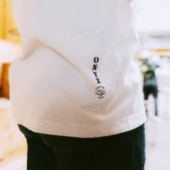 Box Logo SS Pocket Tee (Natural White) -Onyx Sales 2023 White Pocket Tee 6