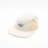 Doyenne Oat Milk Five Panel Onyx Hat -Onyx Sales 2023 WhiteHat1 scaled